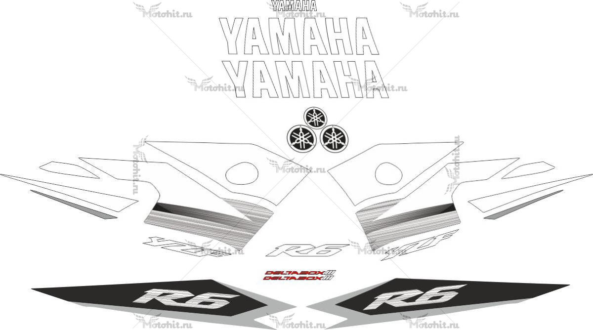 Decals for Yamaha YZF-R6 2003 2