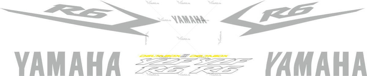 Decals for Yamaha YZF-R6 2003 TAIL