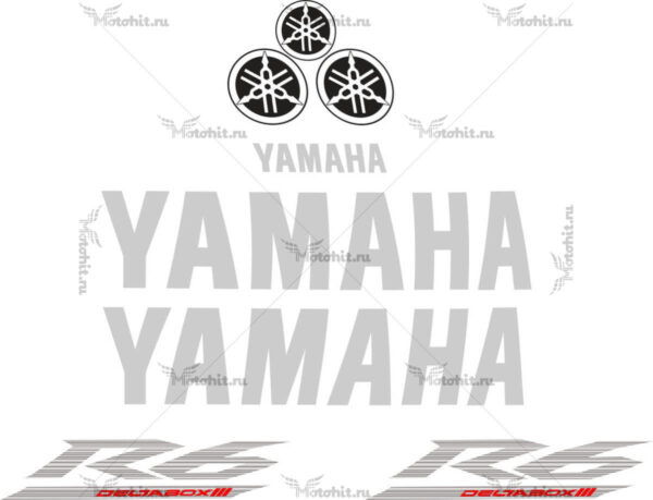 Decals for Yamaha YZF-R6 2005 TXT