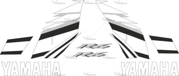 Decals for Yamaha YZF-R6 2006 BLUE