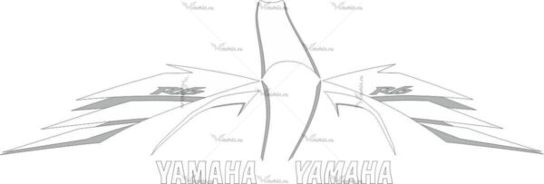 Decals for Yamaha YZF-R6 2006 WHITE