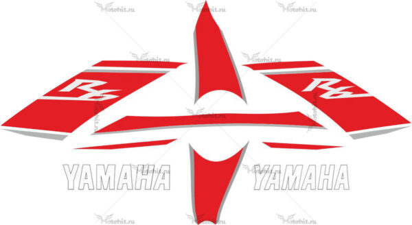 Decals for Yamaha YZF-R6 2008-2009 RED