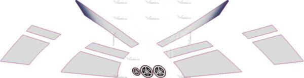 Decals for Yamaha FJR-1300 2008