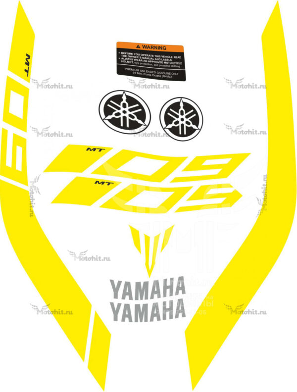 Decals for Yamaha MT-09 2018