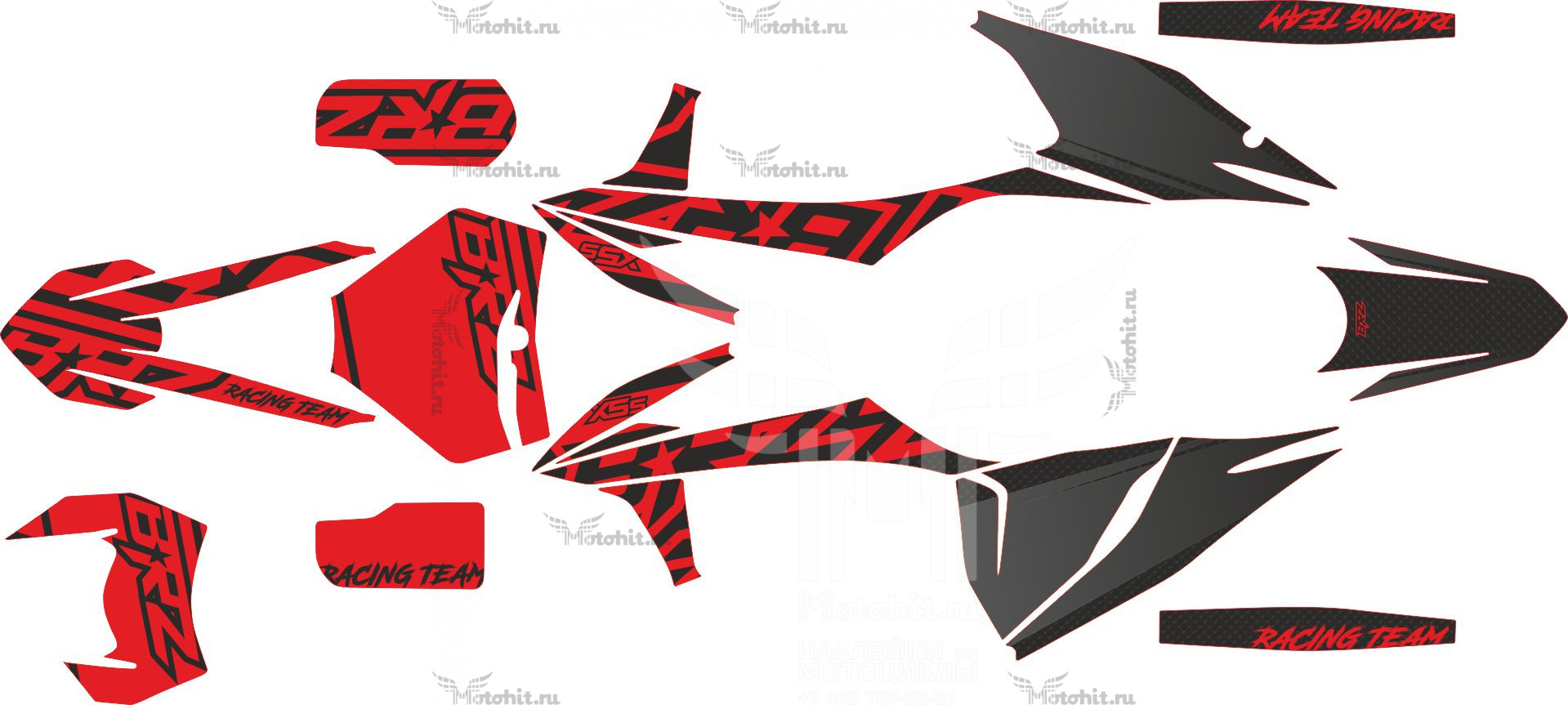 Decals for BRZ X5s 2021-2022