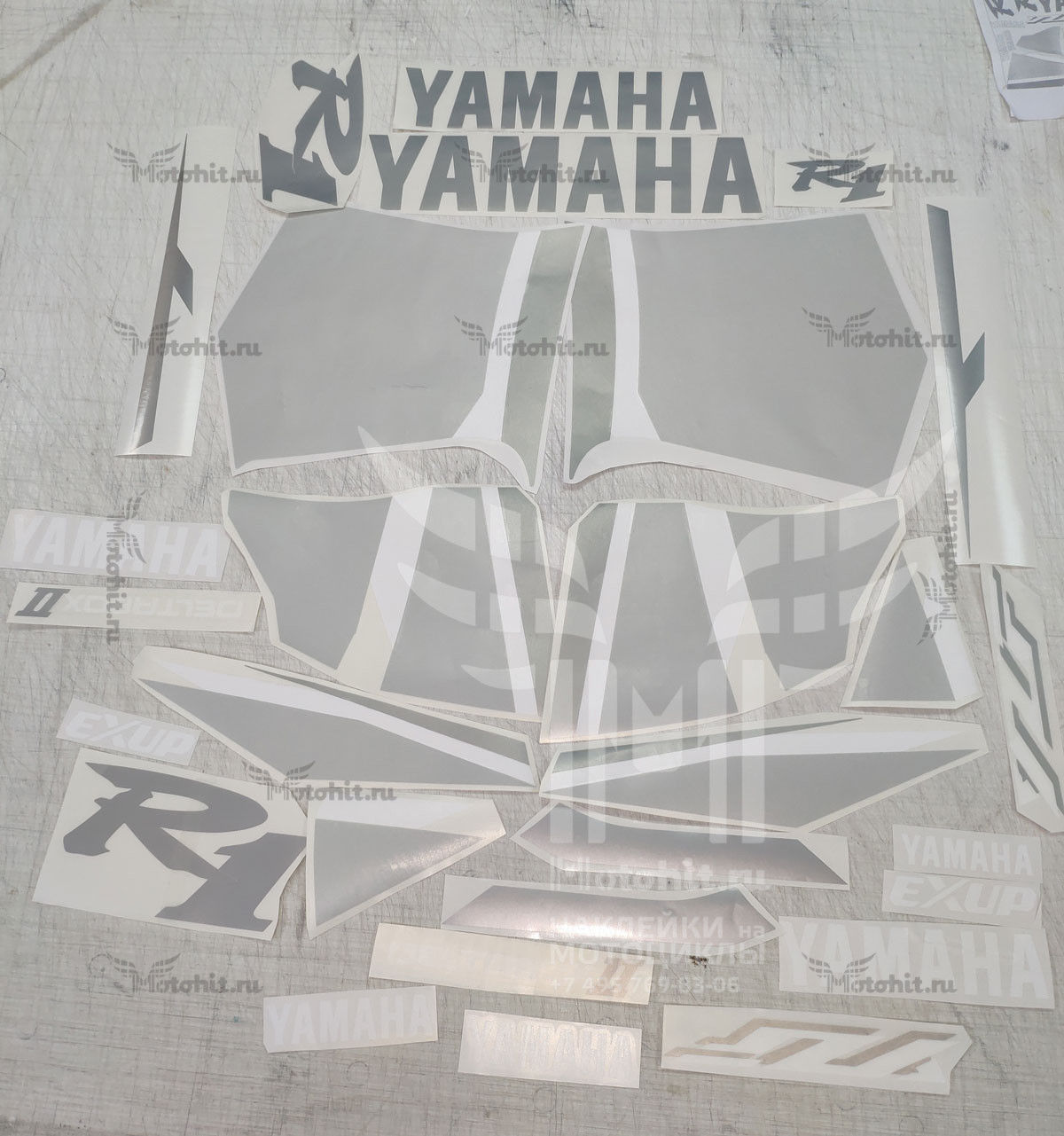 Decals for Yamaha YZF-R1 2001 SILVER - Image 2