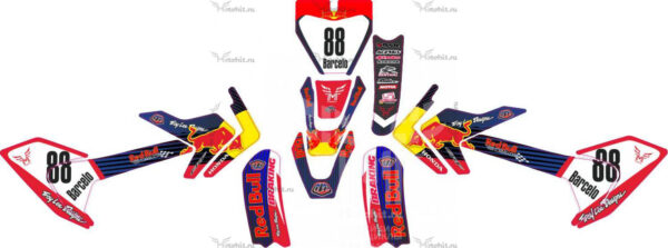 Decals for BRZ X2 Red bull