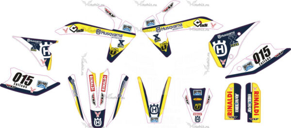 Decals for MOTOLAND XT-250-HS-ala-Husqvarna