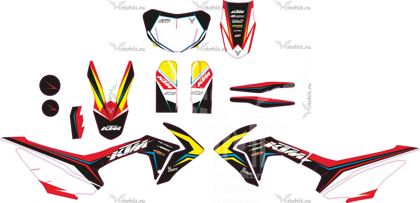 Decals for BSE PH-10 ala KTM