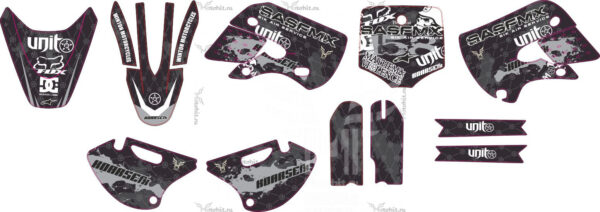 Decals for JMC 125 BLACK DAMOS