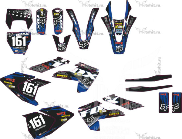 Decals for GR-7 dark blue FOX