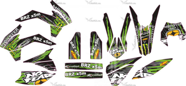 Decals for BRZ-X5m no fear