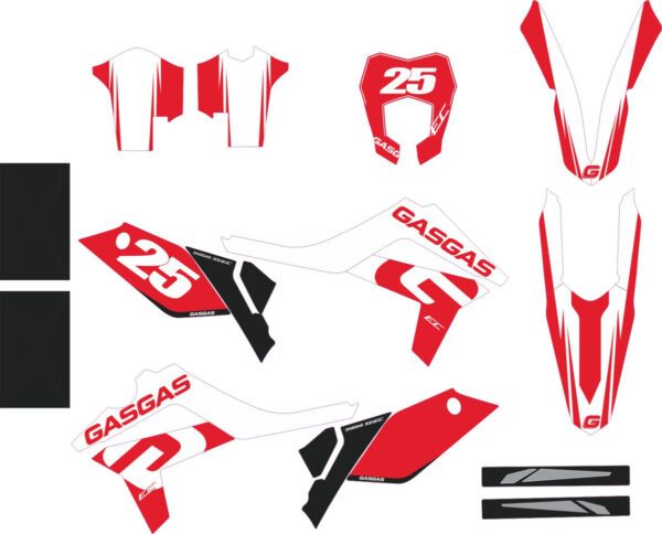 Decals for GAS-GAS EC 2012-2014