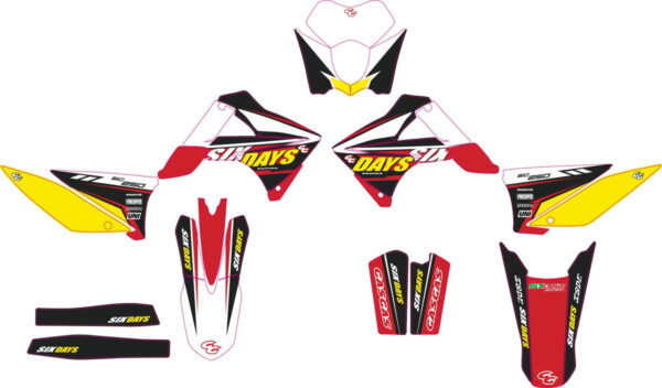Decals for GAS-GAS EC-250 2010-2012 SIX-DAYS-2