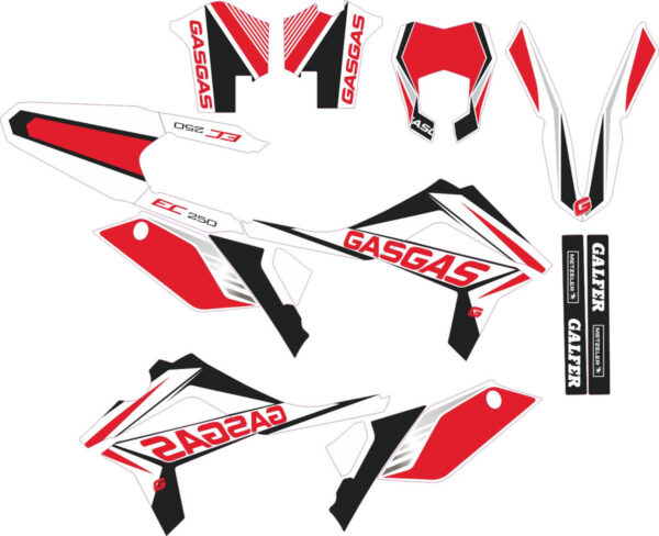 Decals for GAS-GAS EC-250 2012