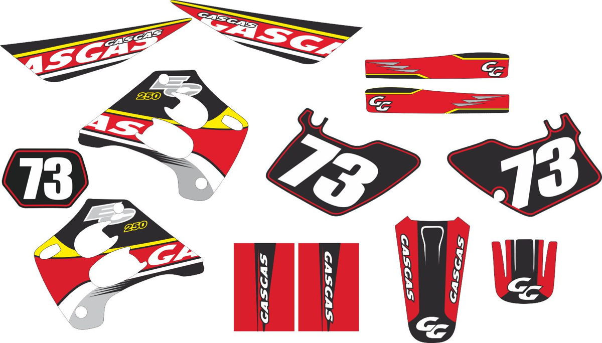 Decals for GAS-GAS EC-250 2000