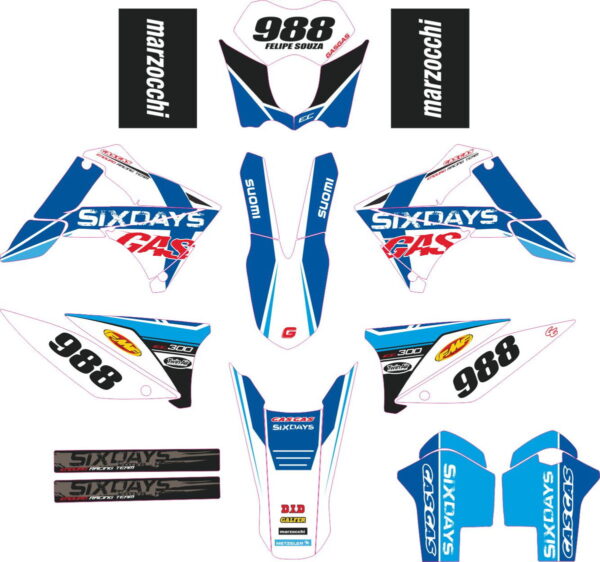 Decals for GAS-GAS EC-300 SIX-DAYS-3