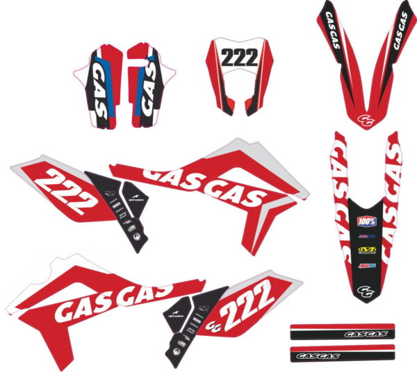Decals for GAS-GAS ENDURO-ALL-MODELS 2012-2013