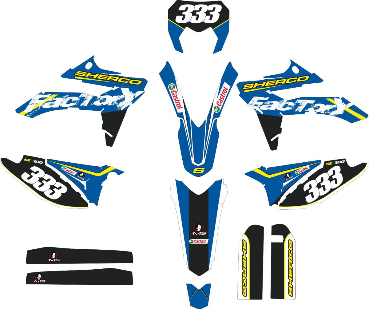 Decals for SHERCO 300-2012