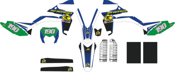 Decals for SHERCO PATROCINIO