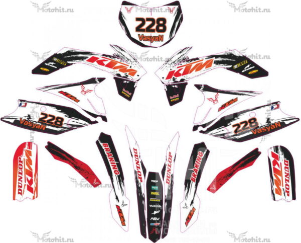Decals for KAYO K1 KTM STYLE