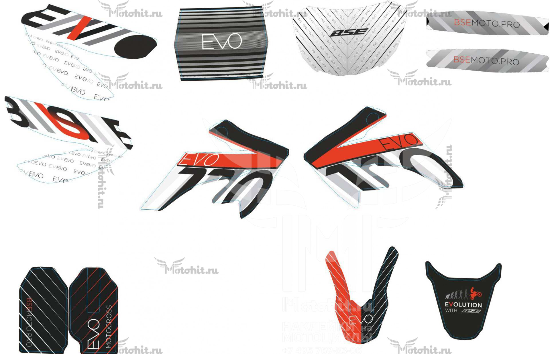 Decals for bse-EVO-2021 Evolution