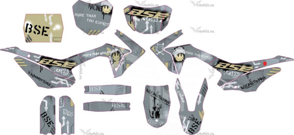 Decals for BSE-EX-125 URBAN GREY