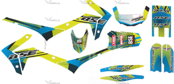 Decals for BSE J1-2020 yellow