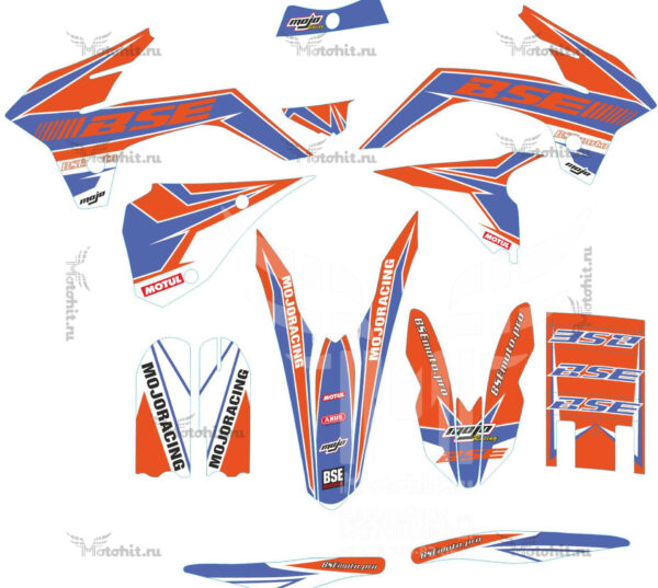 Decals for BSE-J1-2020-LE12-BLUE-ORANGE