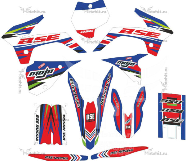 Decals for BSE-J1-J2-2018 LE