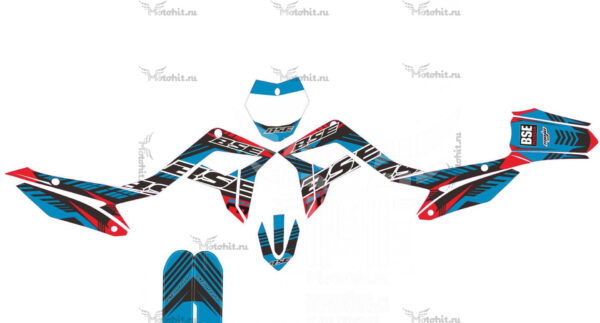Decals for BSE-PH 125-150-2010 BLUE