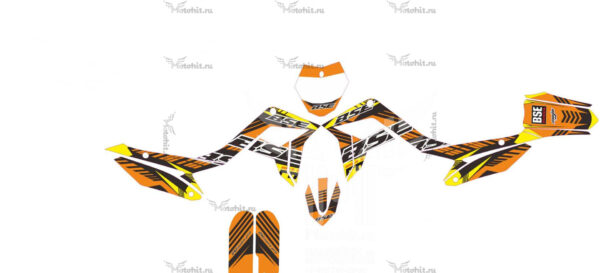 Decals for BSE-PH 125-150-2020- ORANGE