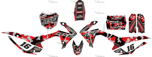 Decals for BSE-PH10 STUNT 190CC 2018 RED
