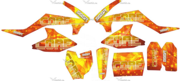 Decals for SSSR CORE-2018 ORANGE