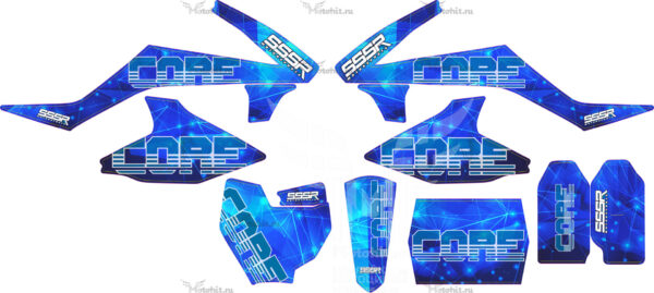 Decals for SSSR CORE-2018 BLUE
