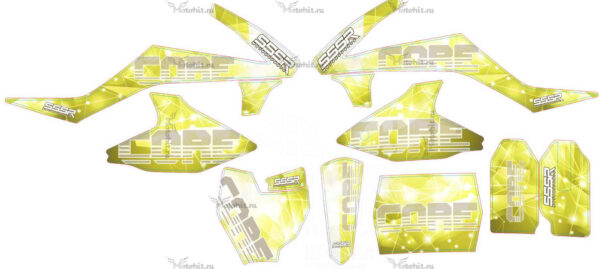 Decals for SSSR CORE-2018 YELLOW