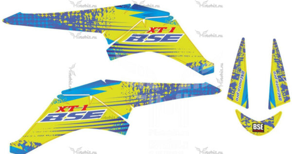 Decals for BSE-XT1-2020 YELLOW