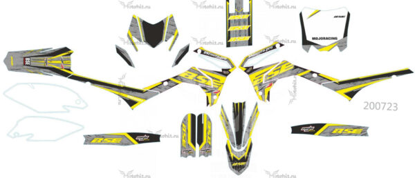 Decals for BSE-Z3-2020 YELLOW