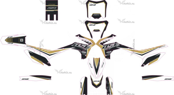 Decals for BSE-Z3 2020 BIEGE-WHITE