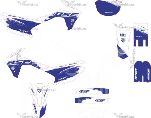 Decals for BSE-Z3Y BLUE BRUSH