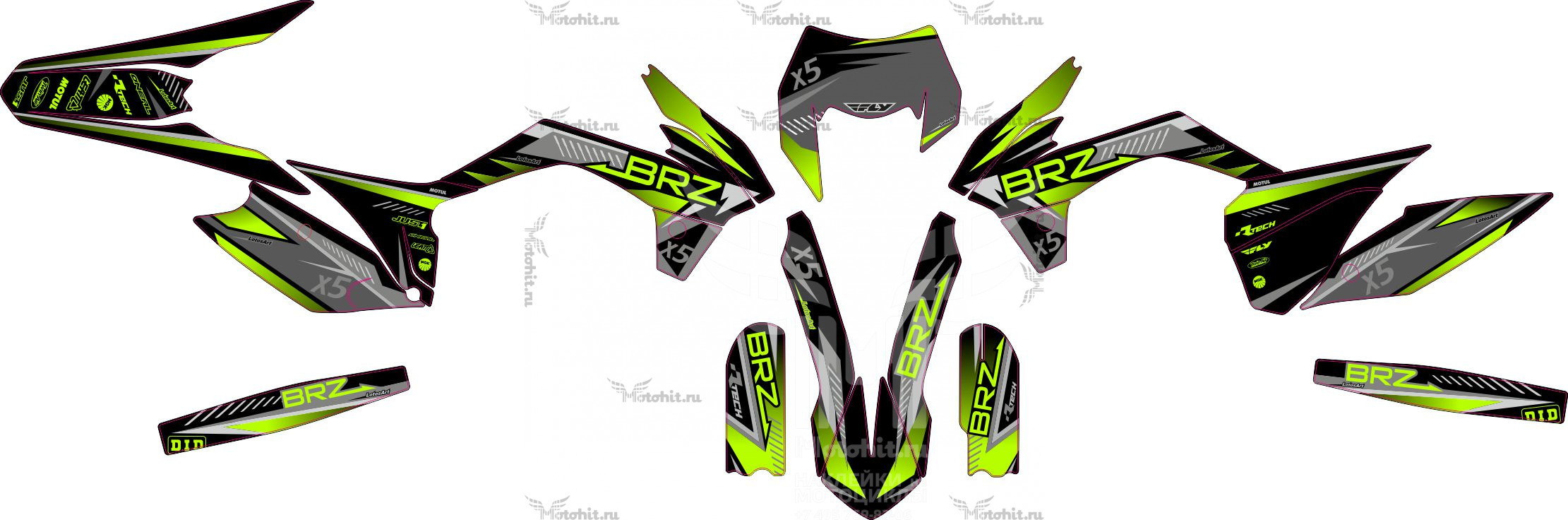 Decals for BRZ Х5 2018-2020