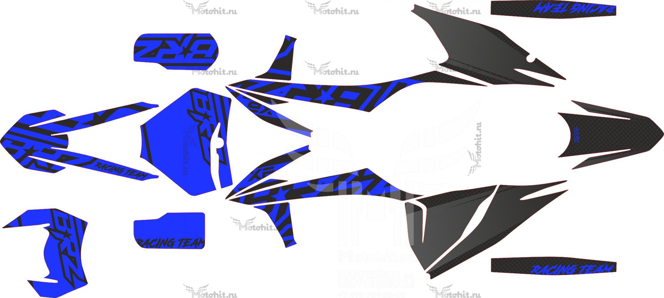 Decals for BRZ X6 2021-2022