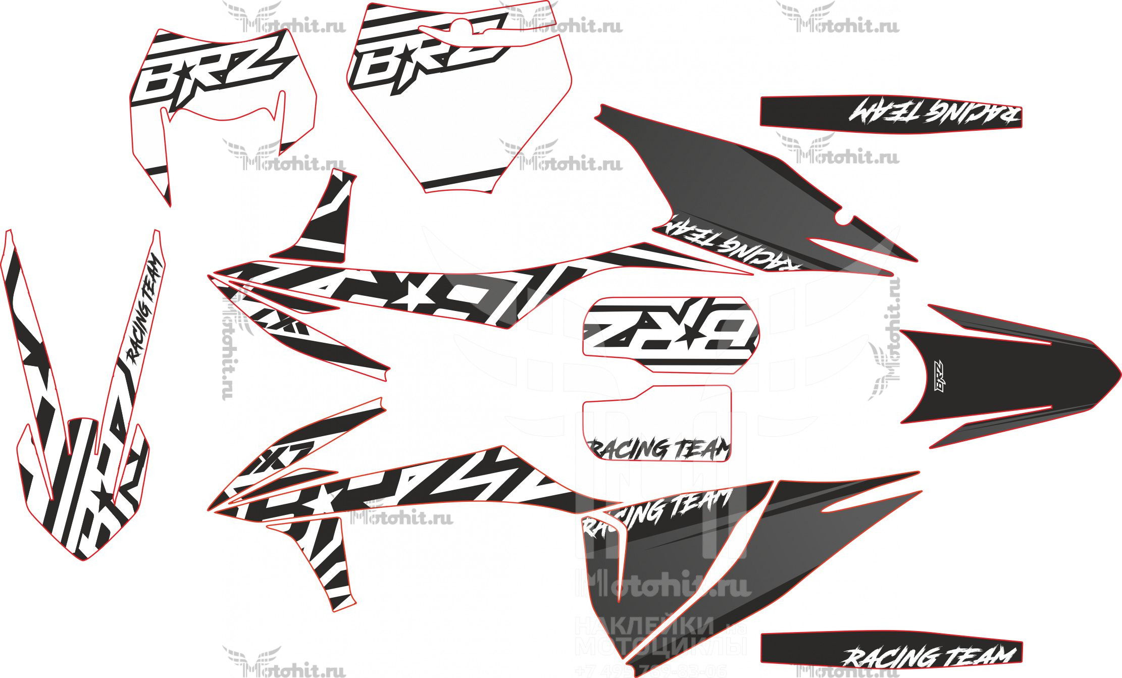 Decals for BRZ X7 2021-2022