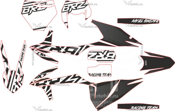 Decals for  BRZ X7 2021-2022 WB
