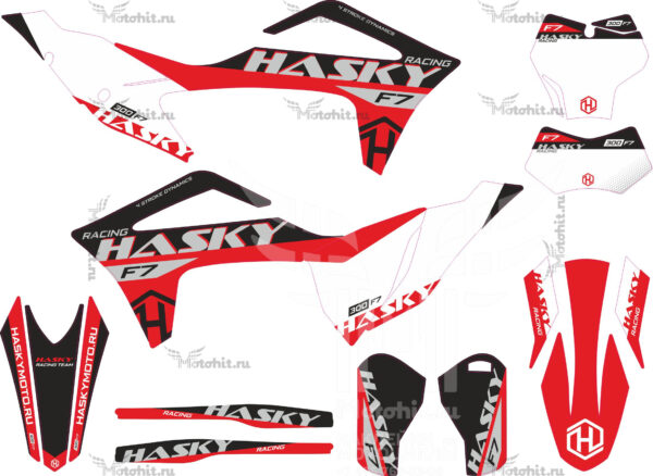 Decals for Hasky F7 2023 Factory