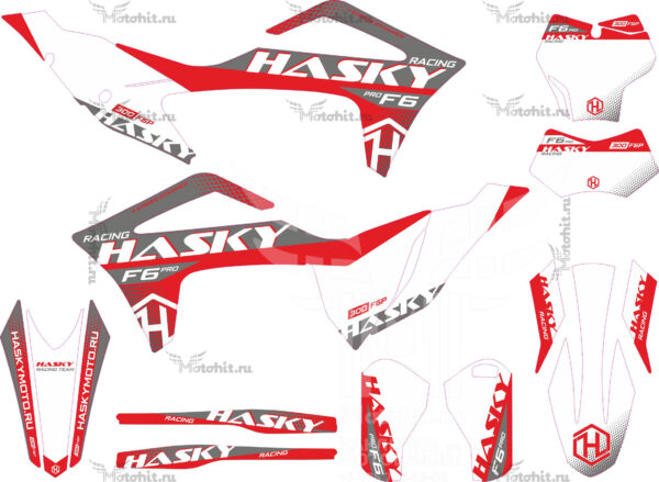 Decals for Hasky F6 PRO 2023 Factory