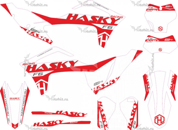 Decals for Hasky F6 2023 Factory