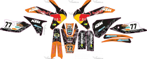 Decals for MOTOLAND XT 250 HS ala KTM