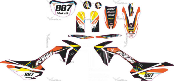 Decals for BSE PH10 (CRF110) FAUX KTM