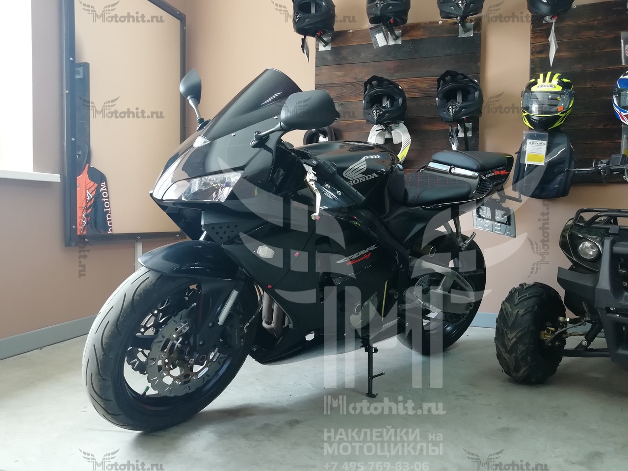 Decals for Honda CBR-600-RR 2006 4-SILVER - Image 2